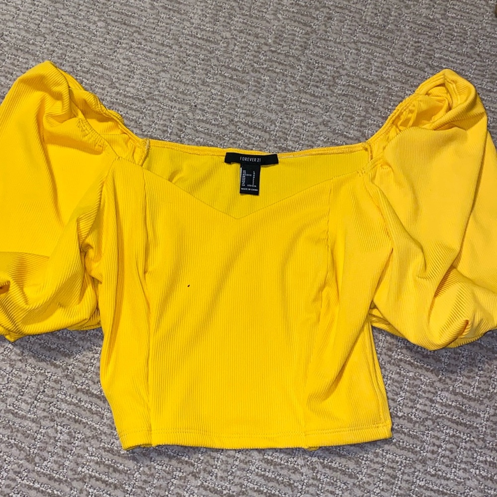 Hello Bubble Sleeve Top - image 1